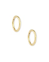 Gina Seamless Huggie Earrings in 14k Yellow Gold image number 0.0